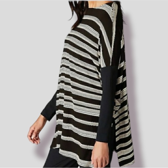 NWT J. Jill Wearever Fluid Stripe Tunic Size M - Picture 7 of 11